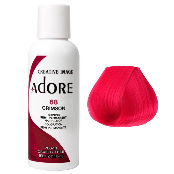 Adore Semi Permanent Hair Colour - Crimson 68 118ml