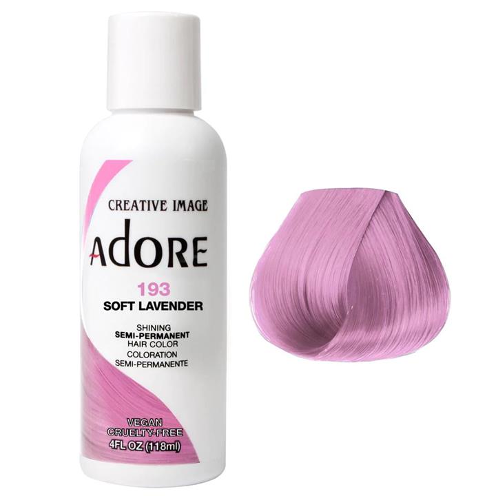 Adore Semi Permanent Hair Colour - Soft Lavender 193 118ml