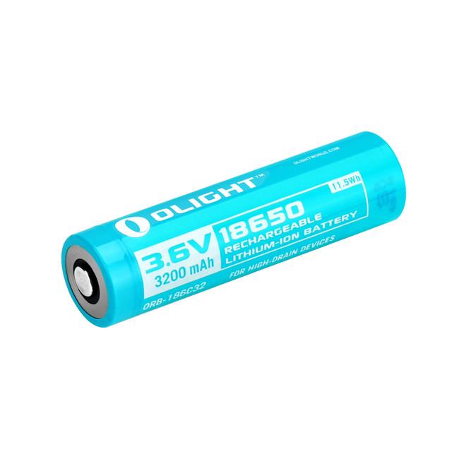 Olight 18650 3200mAh Customized Battery for S2R, S2R Baton II, Baton 3 Pro
