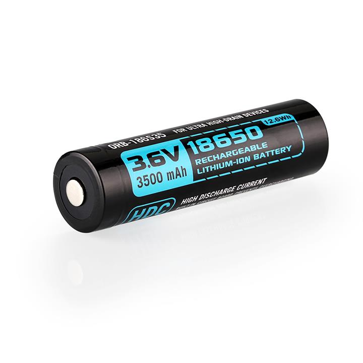 Olight 18650 3500mAh Rechargeable Lithium-ion Battery for X7 Marauder, M2R Warrior