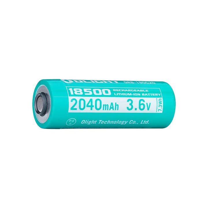 Olight 18500 2040mAh Rechargeable Customized Battery for Javelot Mini, Javelot Tac, Odin Mini and Odin GL Mini