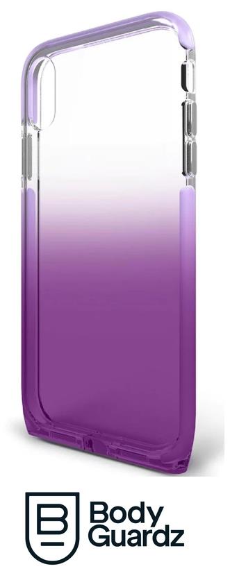 BodyGuardz Harmony iPhone X/Xs Clear/Purple Case