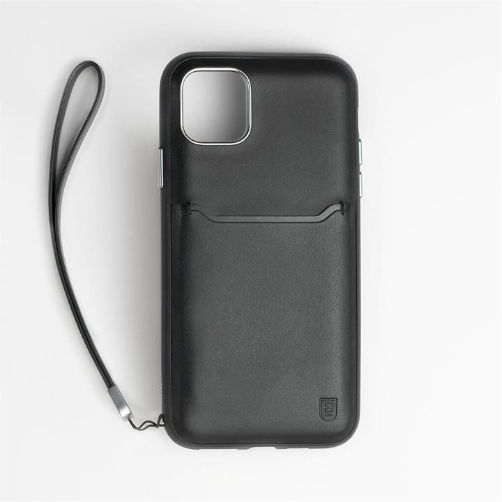 BodyGuardz Accent Wallet iPhone 11 Pro Leather Black Case