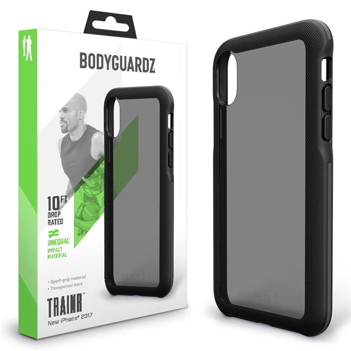 BodyGuardz TRAINR iPhone X/Xs Black Grey Case