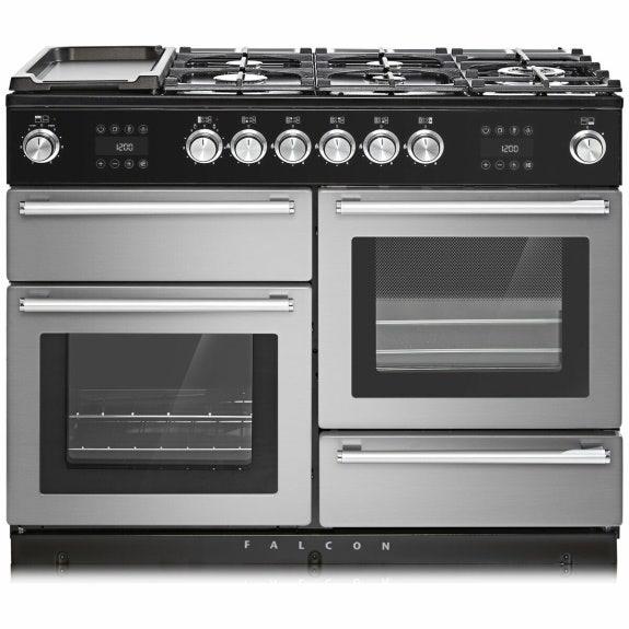 Falcon Nexus Steam 110cm Freestanding Cooker - Stainless Steel and Chrome