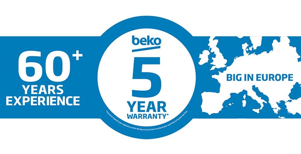 Beko 5 Year Warranty