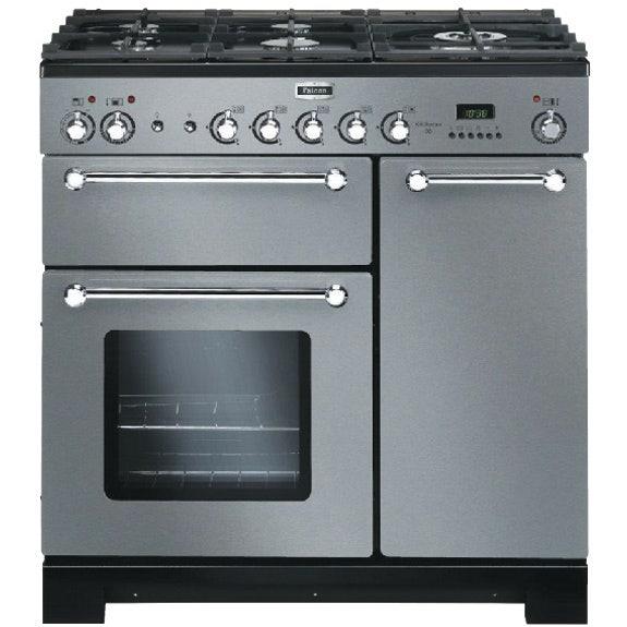 Falcon Kitchener 90cm Dual Fuel Freestanding Cooker - Stainless Steel