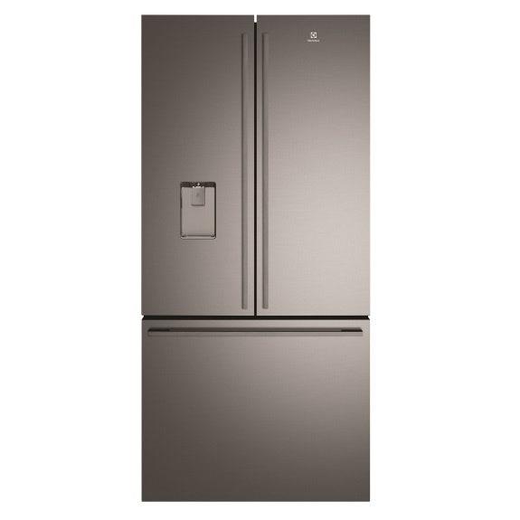 Electrolux 491 Litre French Door Refrigerator - Dark Stainless Steel