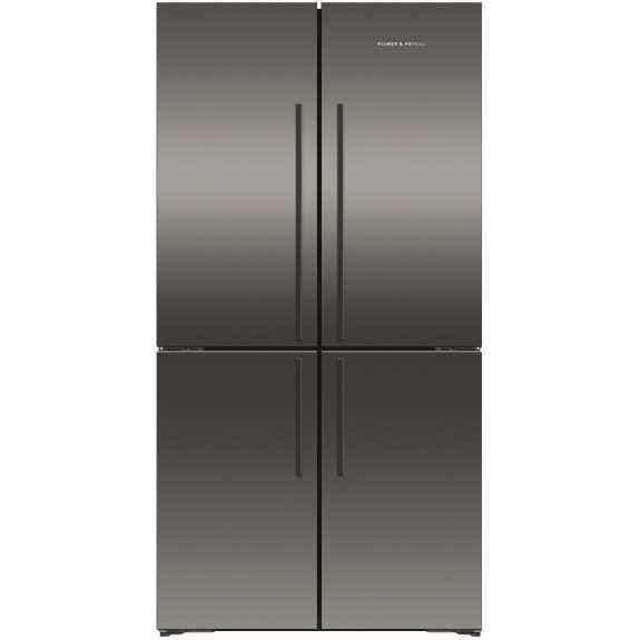 Fisher & Paykel 538 Litre Quad Door Refrigerator - Black Stainless Steel