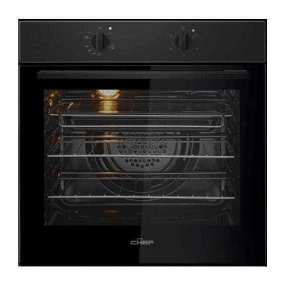 Chef 60cm Built-in Electric Oven - Dark Stainless Steel