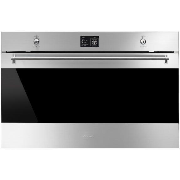 Smeg Classic 90cm Built-In Pyrolytic Electric Oven - Stainless Steel