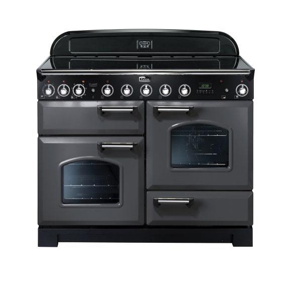 Falcon Classic Deluxe 110cm Induction Range Cooker - Slate & Chrome