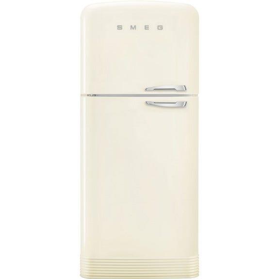 Smeg 524 Litre 50's Retro Style L/H Top Mount Refrigerator - Cream