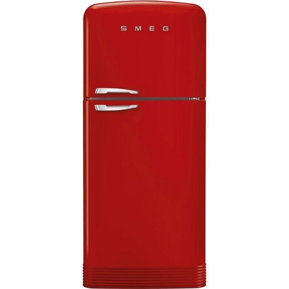 Smeg 524 Litre 50's Retro Style R/H Top Mount Refrigerator - Red