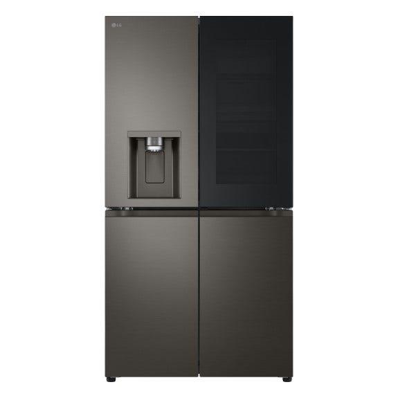 LG 642 Litre French Door Refrigerator with InstaView - Black Stainless Steel