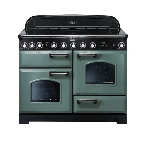 Falcon Classic Deluxe 110cm Induction Range Cooker - Mineral Green Chrome