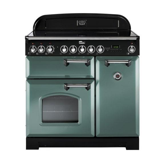 Falcon Classic Deluxe 90cm Induction Range Cooker - Mineral Green Chrome