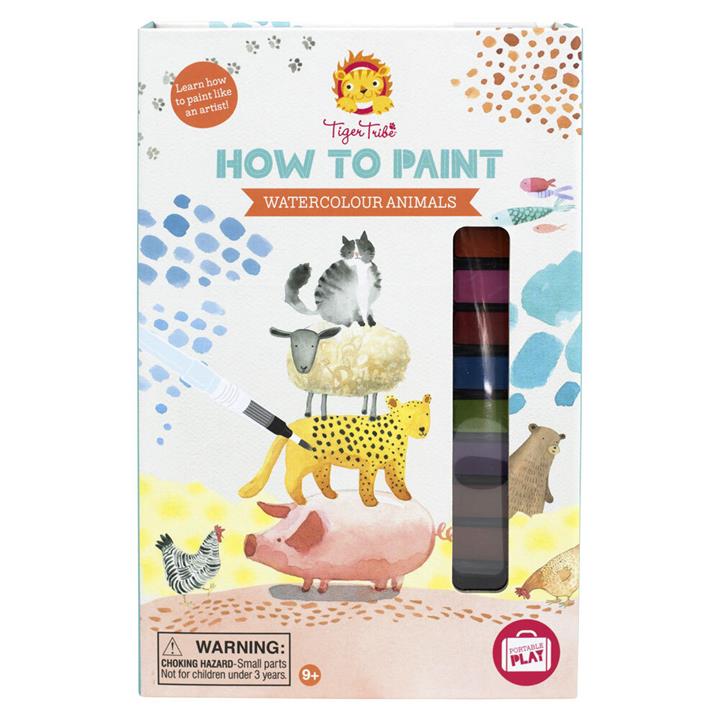 How to Paint Animals Watercolour Artist Kit