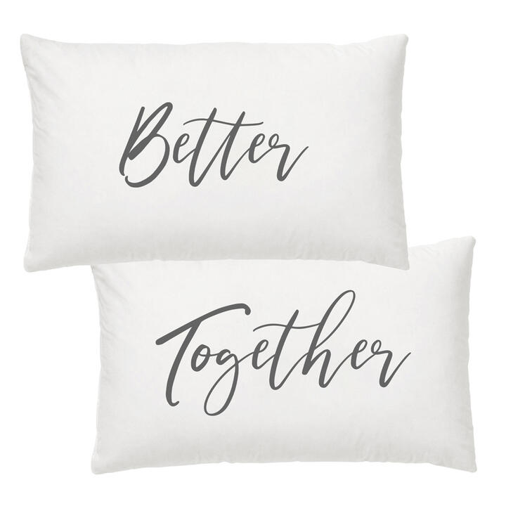 Better Together Couples Pillowcase Set
