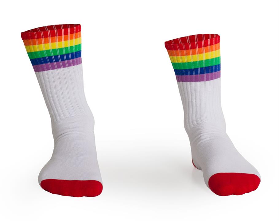 Pride Socks White Sock No Size