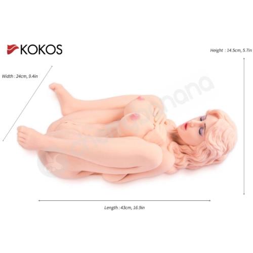 Kokos Real Doll Victoria Life-Like Flesh Body Masturbator With Vaginal &amp; Anal Entry