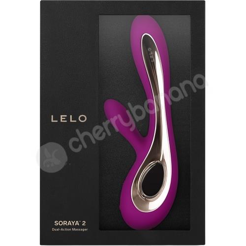 Lelo Soraya 2 Deep Rose 12 Function Luxury Rabbit Vibrator