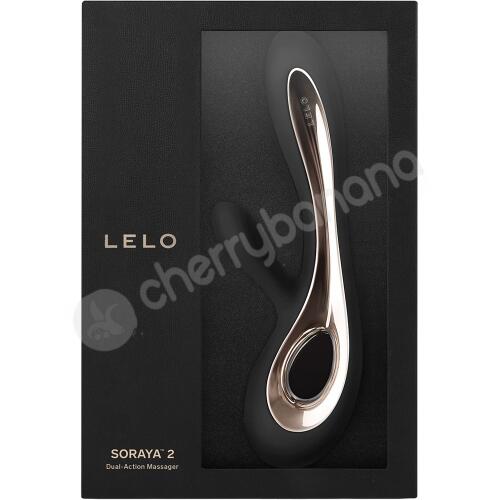 Lelo Soraya 2 Black 12 Function Luxury Rabbit Vibrator