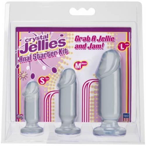 Crystal Jellies Clear Anal Starter Kit