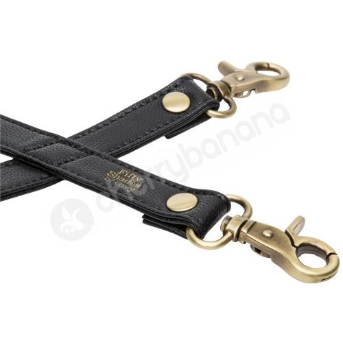 Fifty Shades Of Grey Bound To You Black Faux Leather Hog Tie