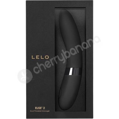 Lelo Elise 2 Black 8 Speed Rechargeable G-Spot Vibrator