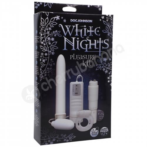 Doc Johnson White Nights Pleasure Sex Toy 4 Piece Kit