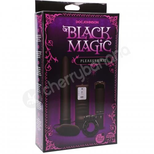 Doc Johnson Black Magic Pleasure Sex Toy 4 Piece Kit
