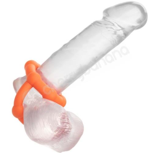 Alpha Liquid Silicone All Star Ring With Scrotum Support