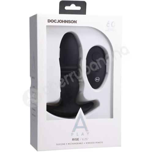 A-Play Rise Thursting &amp; Vibrating 5.5&quot; Anal Plug With Remote