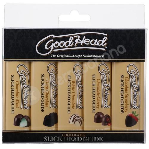 Goodhead Slick Head Glide Chocolate 5 Pack