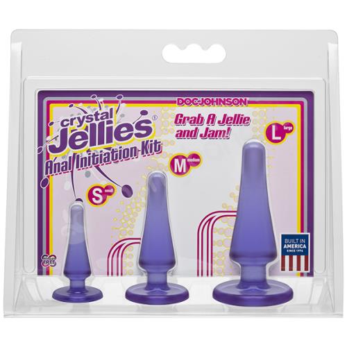 Crystal Jellies Purple Anal Initiation Kit