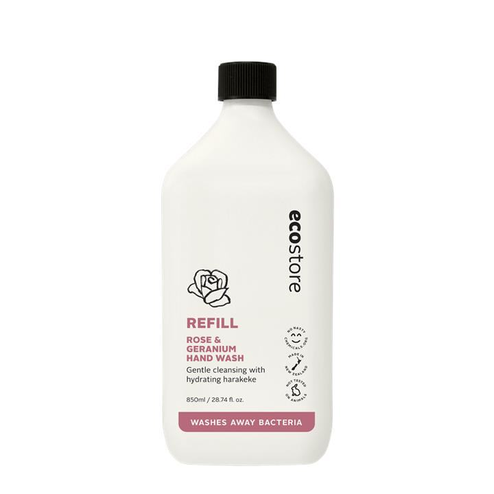 Ecostore Rose & Geranium Hand Wash Refill 850ml