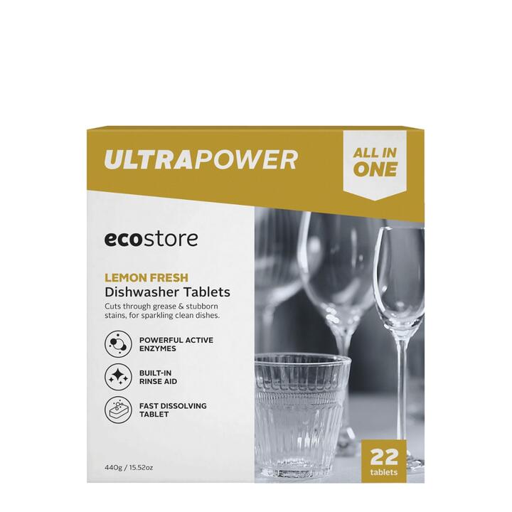 Ecostore Ultra Power Dishwasher Tablets 22 pack
