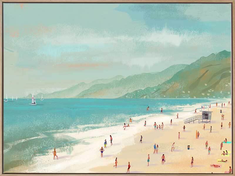 Beach Daze Canvas Art Print