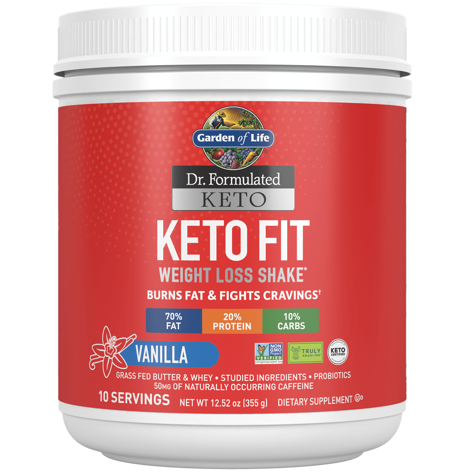 Dr Formulated Keto Fit - Vanilla - 355g