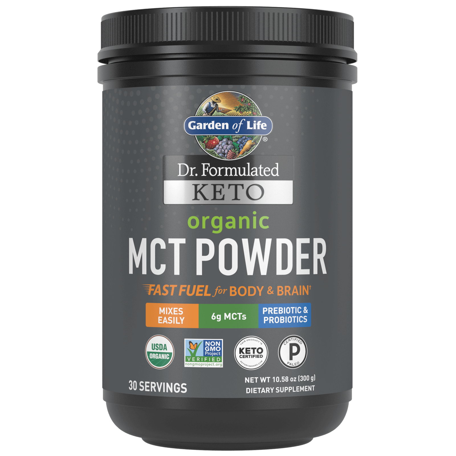 Garden of Life Keto Organic Mct Powder 300g Powder