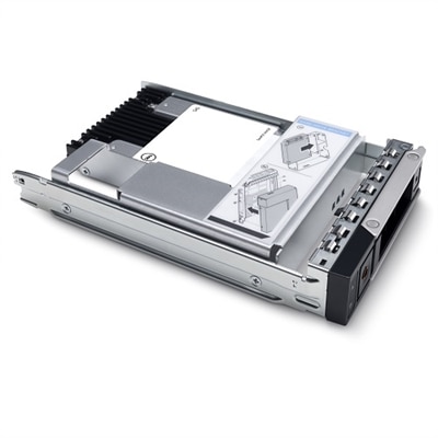 Dell 3.84TB SSD SAS Mix Use 12Gbps 512e 2.5in Hot-plug Drive 3.5in Hybrid Carrier ,PM5-V