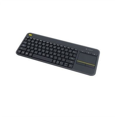 Logitech Wireless Touch Keyboard K400 Plus - Keyboard - wireless - 2.4 GHz - black