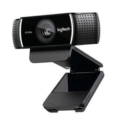 Logitech C922 Pro Stream Webcam - Web camera - colour - 1920 x 1080 - 720/60p, 1080/30p - audio - USB 2.0 - H.264